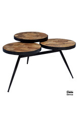 Damn Salontafel met Drie Bladen