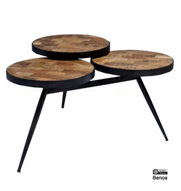 Damn Salontafel met Drie Bladen