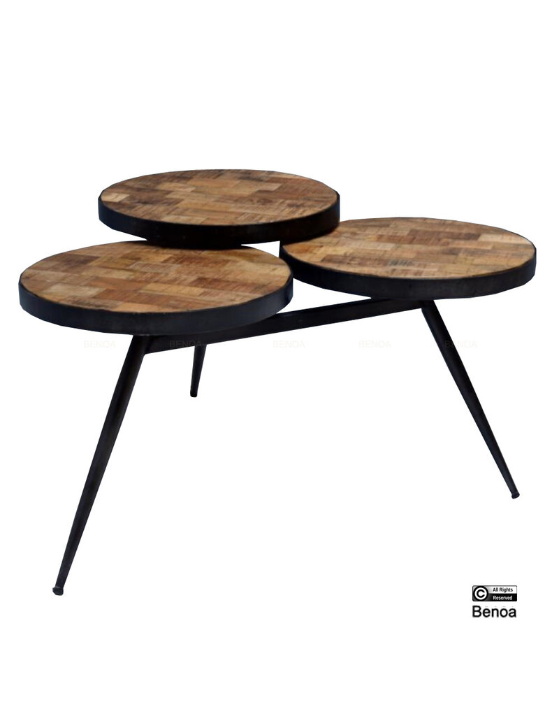 Salontafel met Drie Bladen