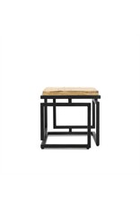 Salontafel met Geometrisch Onderstel