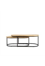Salontafel Ovaal Olivia Set van 2