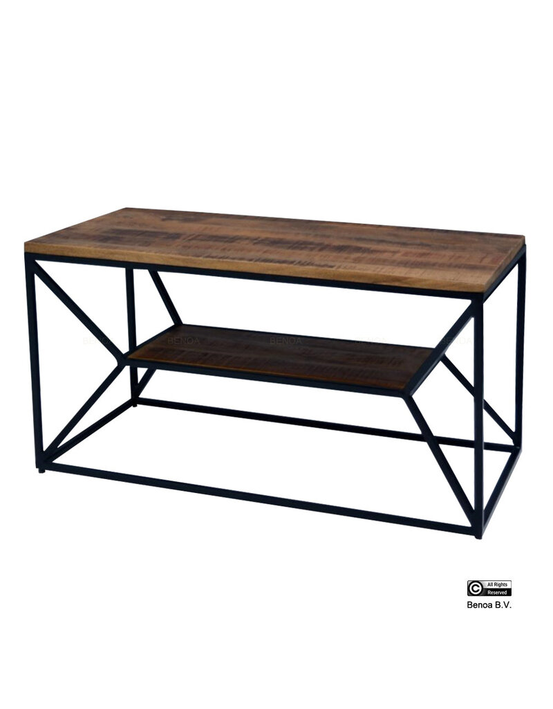 Damn Salontafel Rechthoekig met Legplank