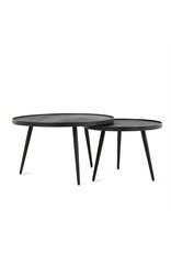 Damn Salontafel Rond Zwart Set van 2