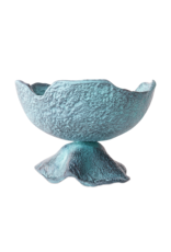 Damn Schaal Decoratief Blauw Patina