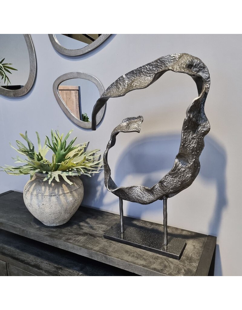 Damn Sculptuur Antiek Lood