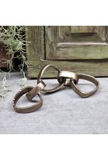 Sculptuur Geboeid Antiek Messing