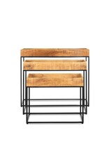 Sidetable met Rand Set van 3