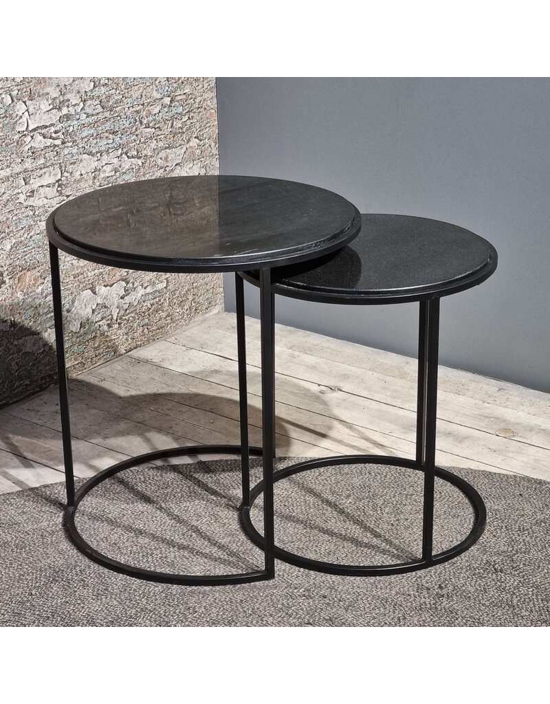 Damn Sidetable Rond Sienna Set van 2