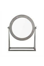 Spiegel op Standaard Zilver