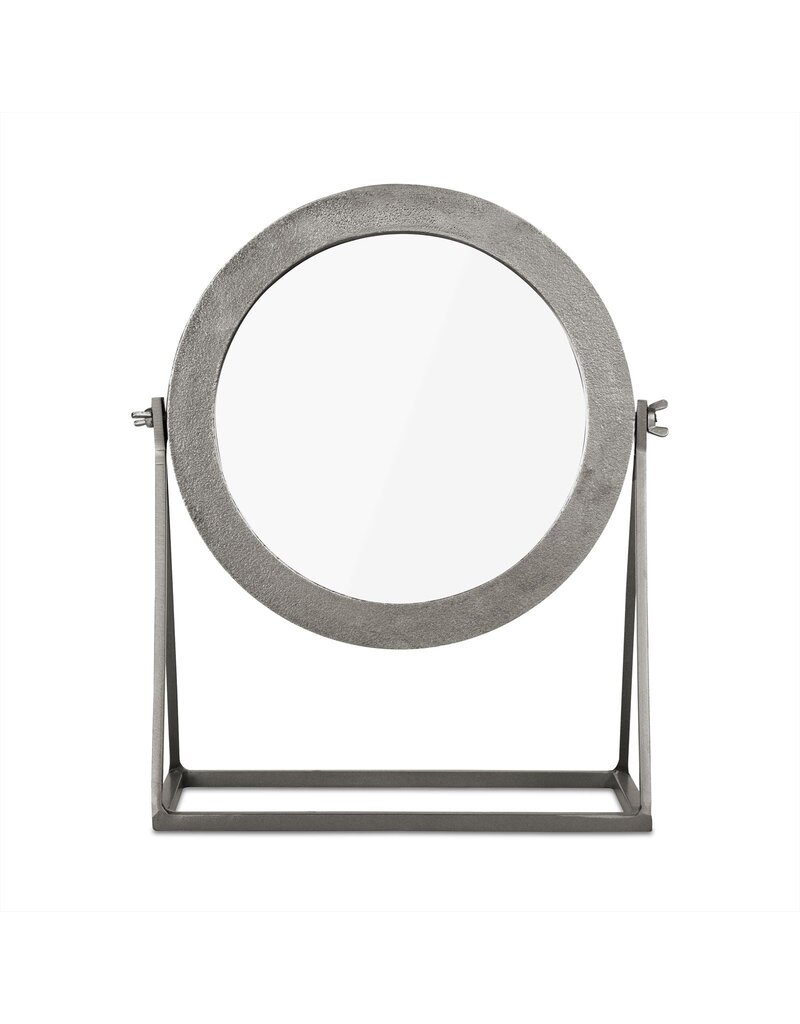 Damn Spiegel op Standaard Zilver