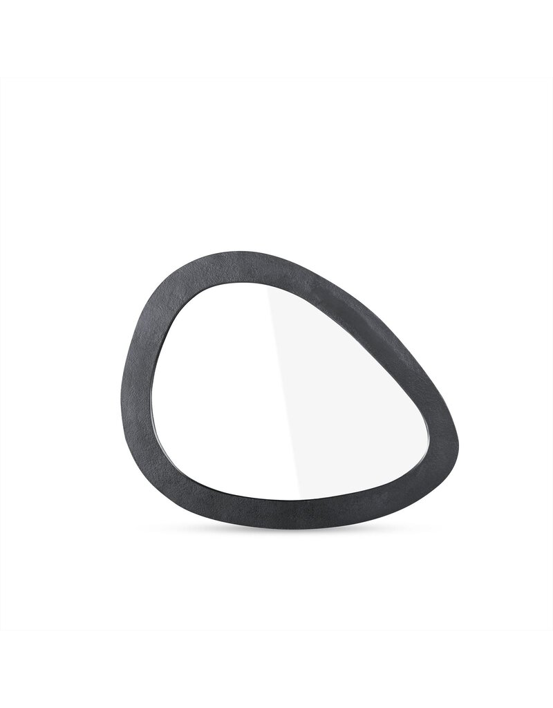 Damn Spiegel Organisch Zwart Klein