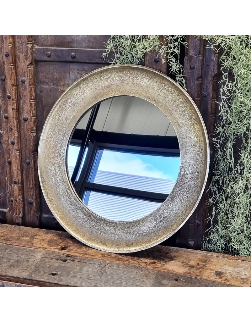 Damn Spiegel Rond Goud Groot