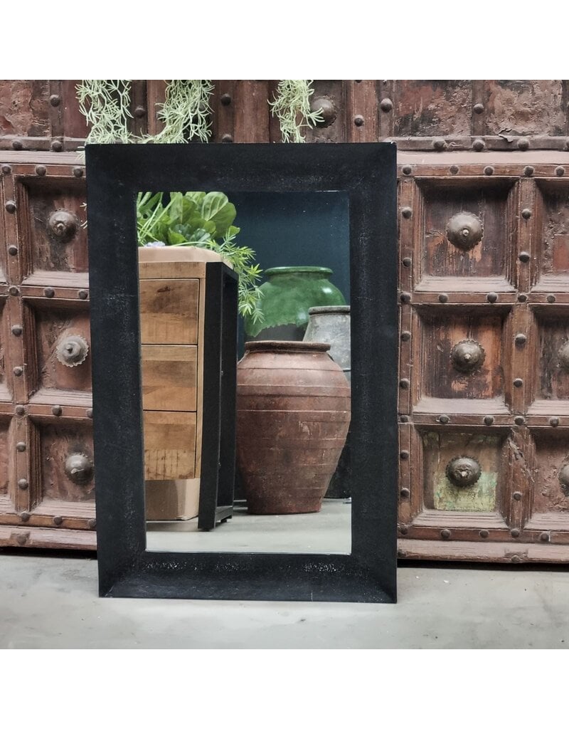 Damn Spiegel Vierkant Zwart