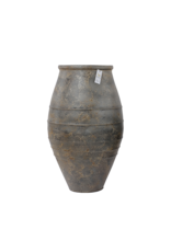 Vaas Gemeleerd Antraciet Groot