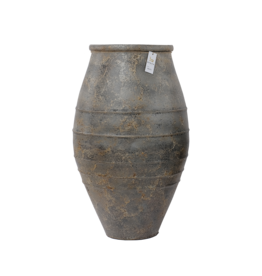Vaas Gemeleerd Antraciet Groot