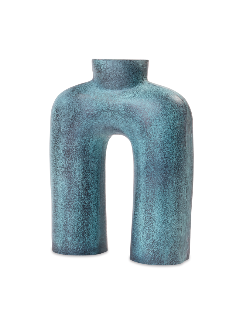 Vaasje Organisch Blauw