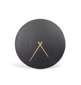 Wandklok Rond Zwart