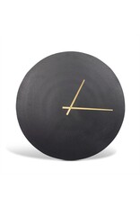 Wandklok Zwart Groot