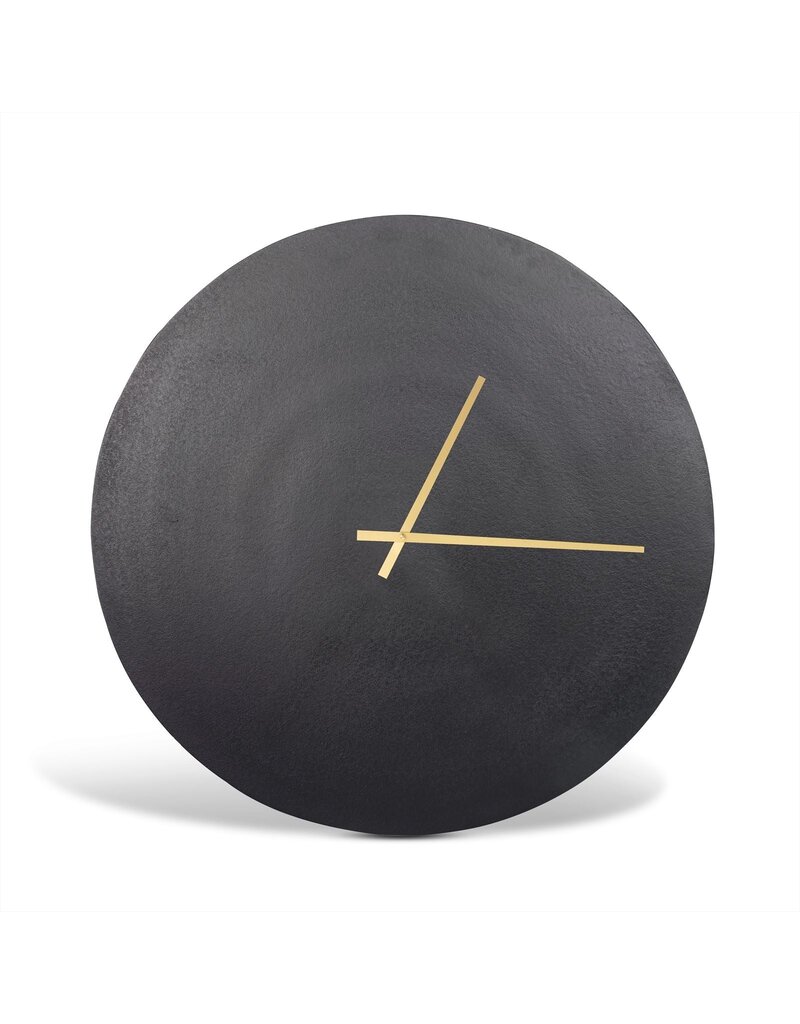 Wandklok Zwart Groot