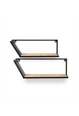Wandrek Assymetrisch Set van 2