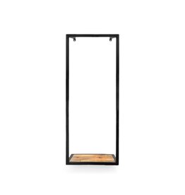 Wandrek Metaal met Mango Houten Plank