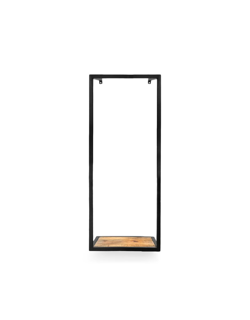 Wandrek Metaal met Mango Houten Plank