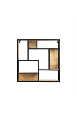 Wandrek Vierkant Metaal 80