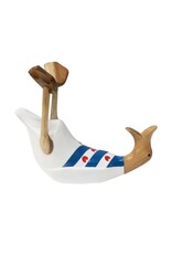 Damn Wooden Bottle Holder Duck Friesland