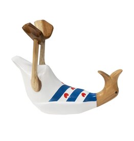 Damn Wooden Bottle Holder Duck Friesland