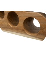 Damn Suar Wood Wine Rack Swan