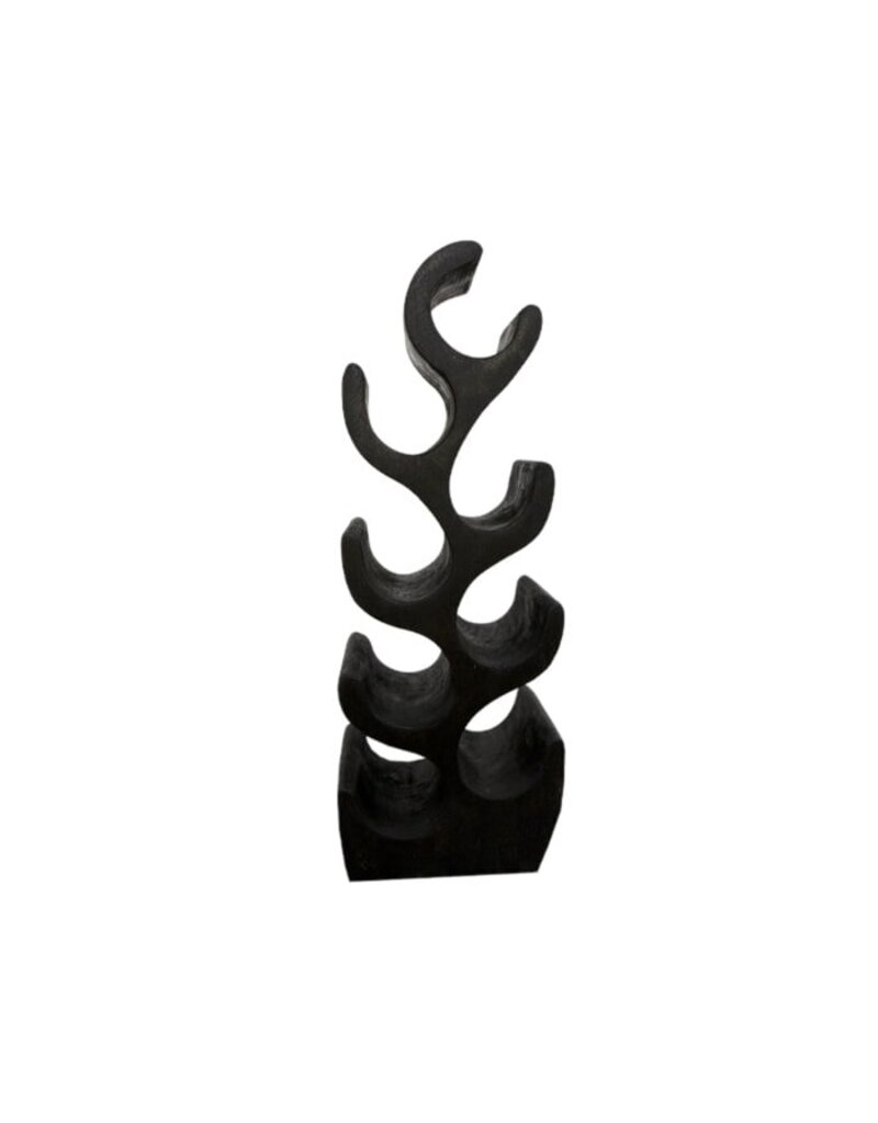 Damn Suar Wood Wine Rack Black S