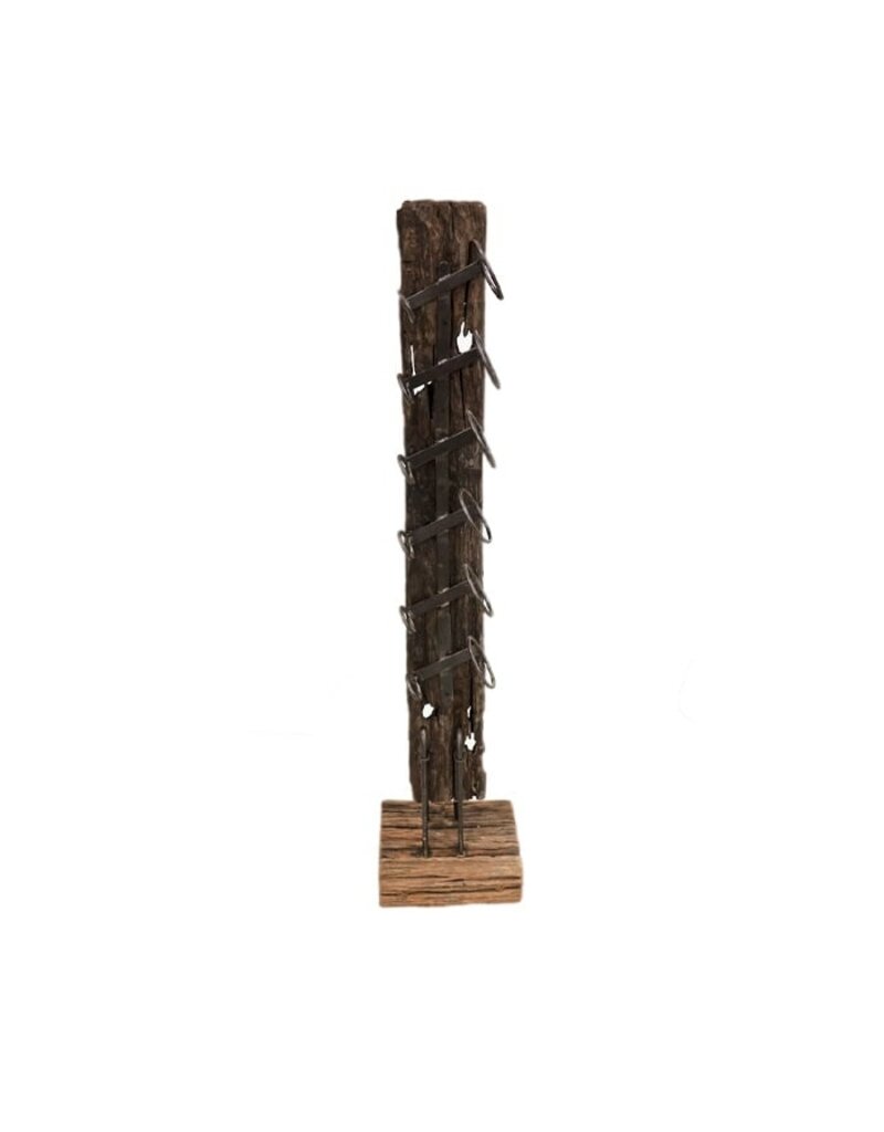 Damn Teak Wine Rack for 6 Bottles