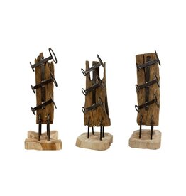 Damn Teak Wine Rack for 3 Bottles