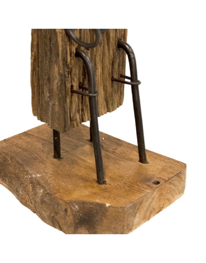 Damn Teak Wine Rack for 3 Bottles