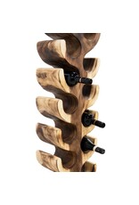 Damn Stained Suar Wood Wine Rack XXL