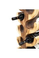 Damn Stained Suar Wood Wine Rack XXL