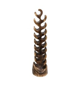 Damn Stained Suar Wood XL Wine Rack
