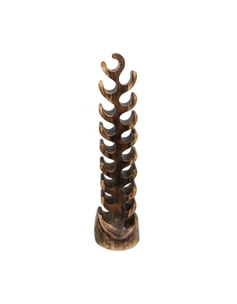 Damn Stained Suar Wood XL Wine Rack