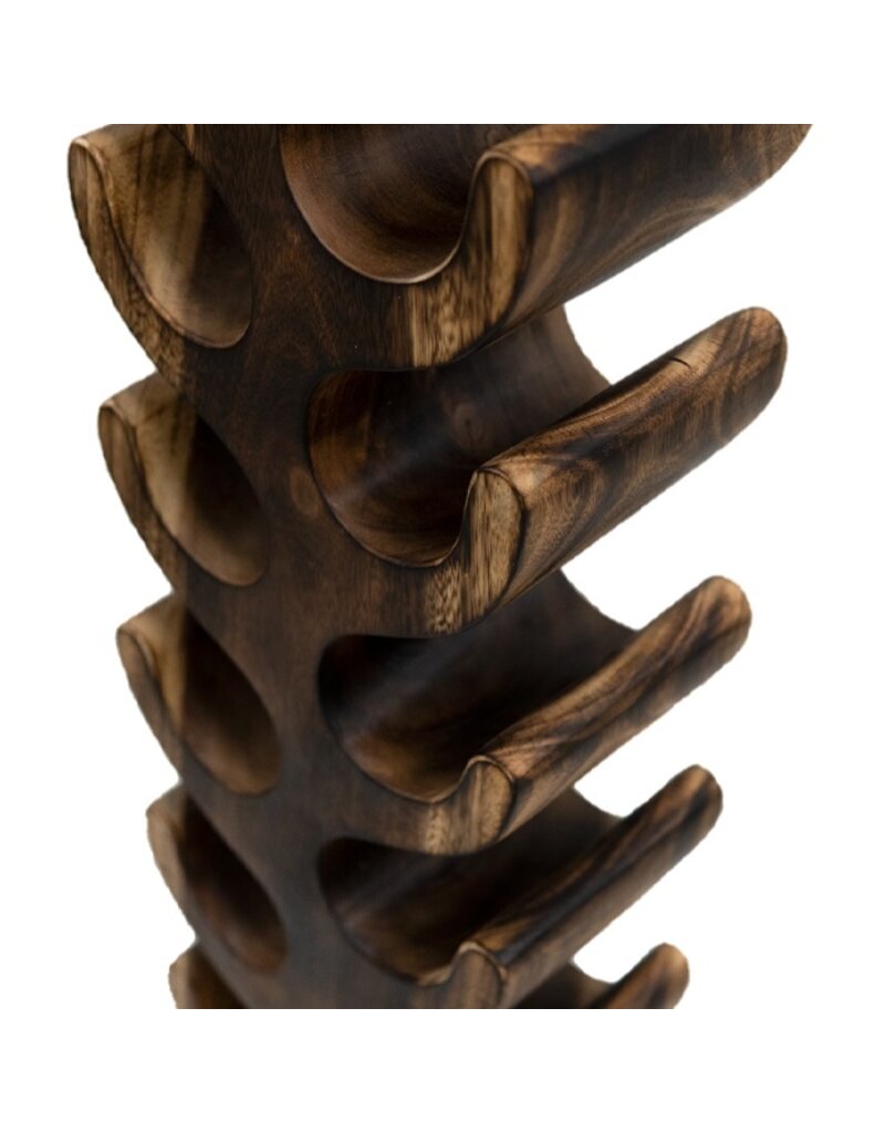 Damn Stained Suar Wood XL Wine Rack
