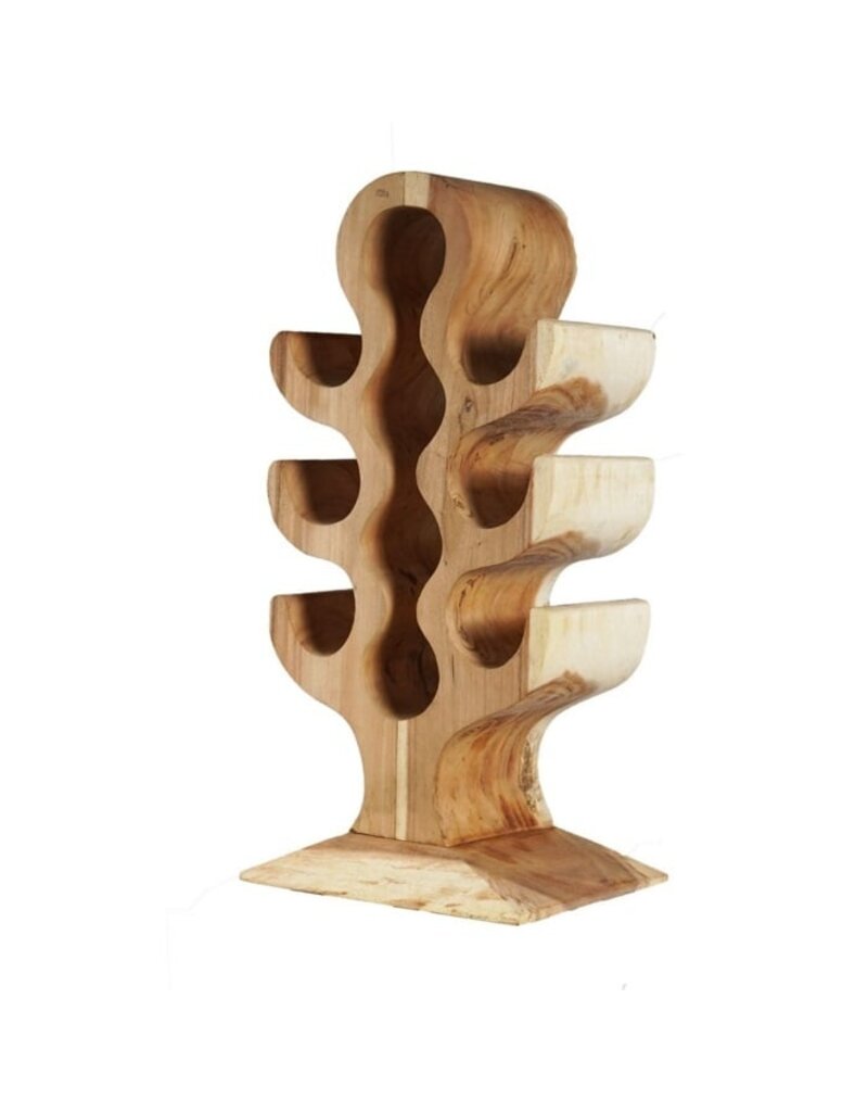 Damn Suar Wood Wine Rack Anggur