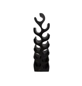 Damn Suar Wood Wine Rack Black