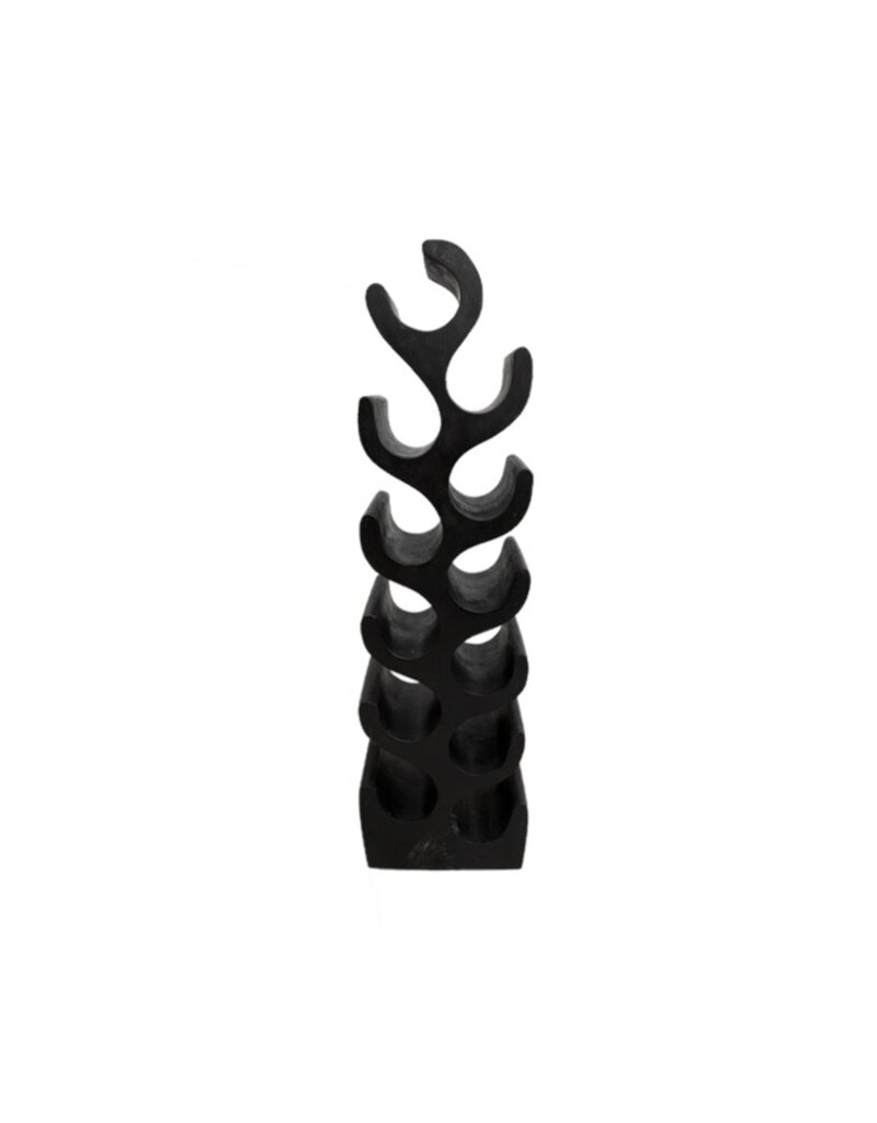 Damn Suar Wood Wine Rack Black