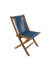 Damn Lombok Folding Chair Steel Blue