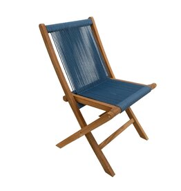 Damn Lombok Folding Chair Steel Blue