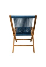 Damn Lombok Folding Chair Steel Blue