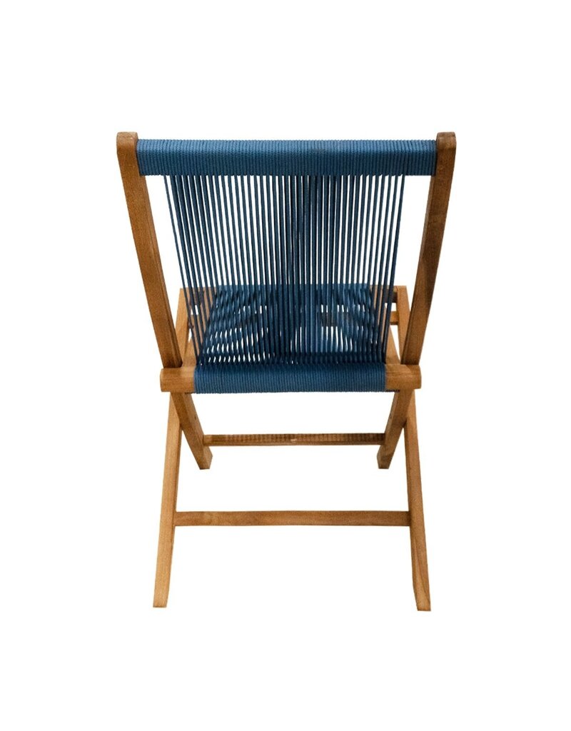Damn Lombok Folding Chair Steel Blue