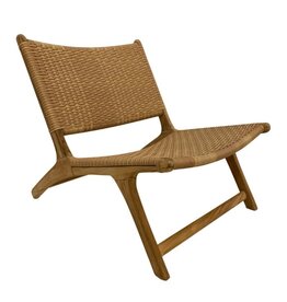 Damn Rotan relaxstoel Java- geen arm