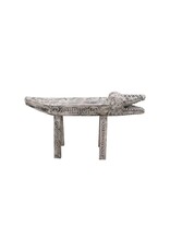 Damn Krokodillenbankje White Wash 100 cm