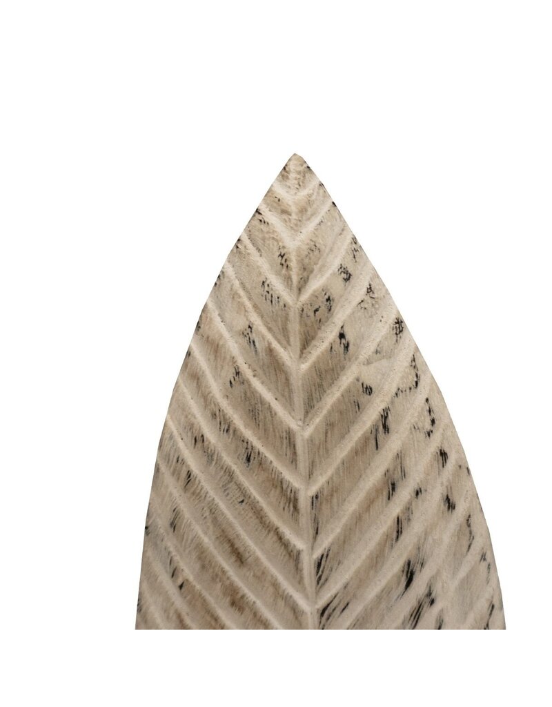 Ornament Veer Whitewash