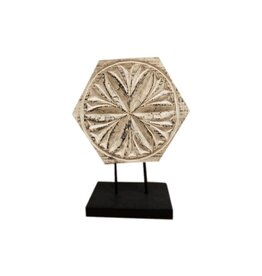 Ornament Flower Whitewash